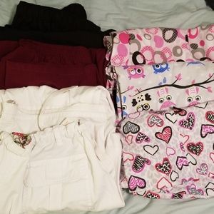 Womens plus size scrub lot